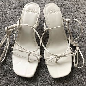 Strappy heel sandals